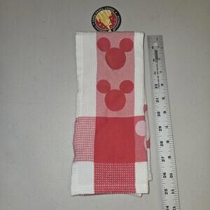 Disney Kitchen Towels Silhouette Of Mickey Red NWT